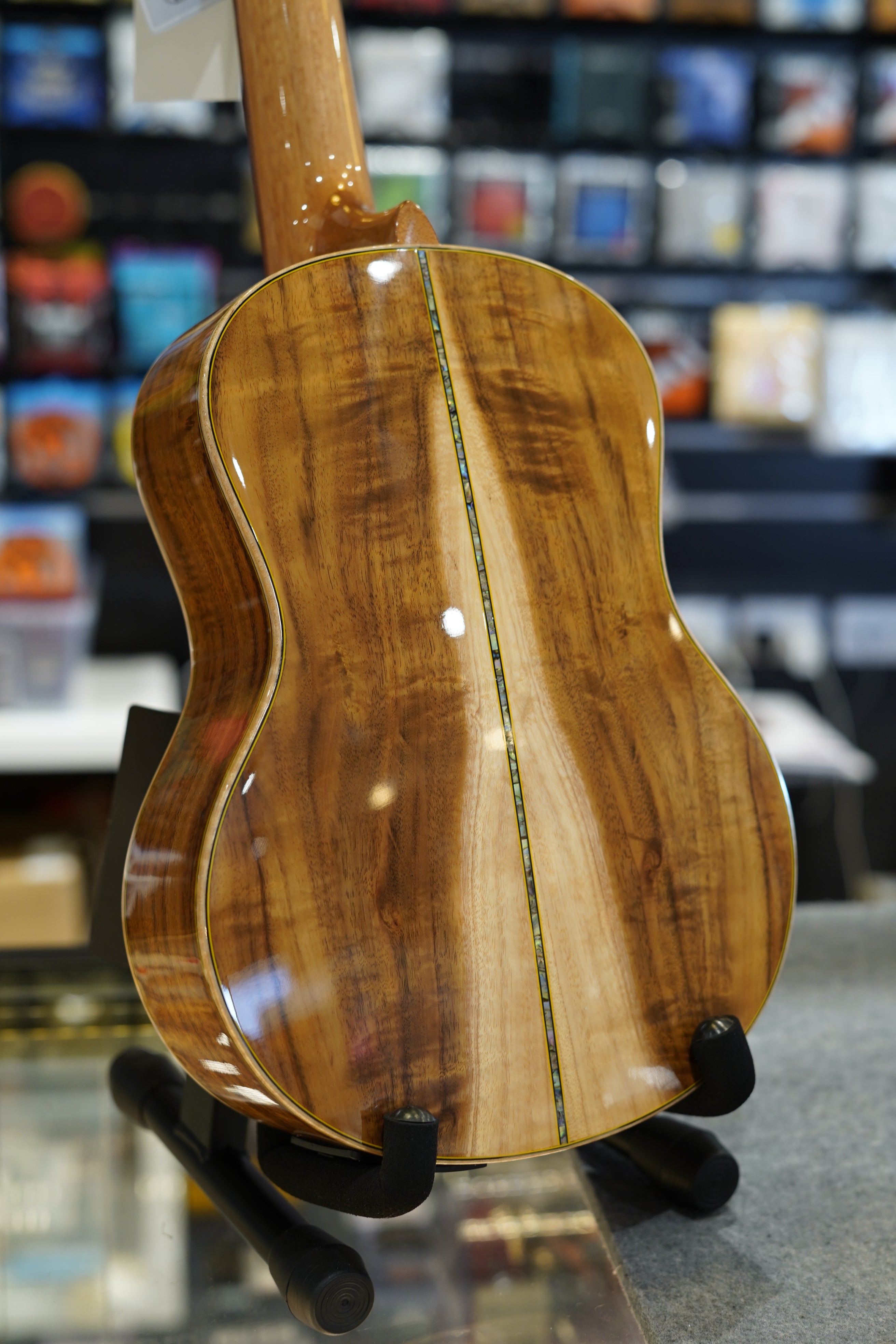 Snail Tenor N1 "Little Bee" Custom Solid Acacia Ukulele with Pickup